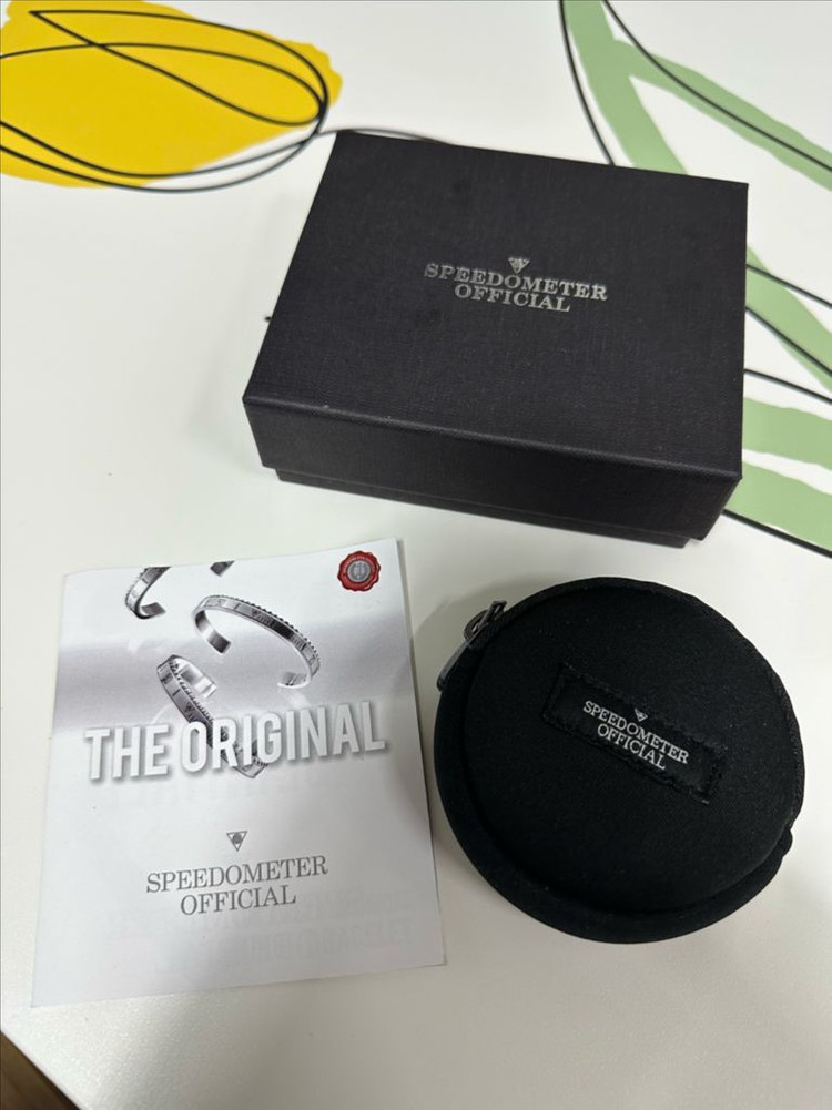 스피도미터 오피셜 브레이슬릿 이태리 명품 팔찌 실버블루 새제품--9