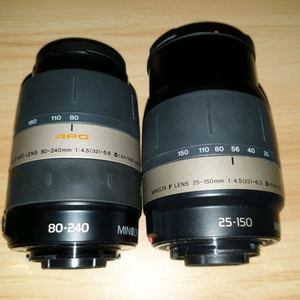 미놀타 벡티스 카메라 렌즈 2개 일괄