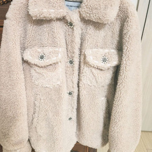 한섬 톰 그레이하운드 퍼 자켓 55 66 프리사이즈