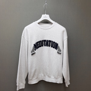 한섬 타임 2022 레터링 그래픽 맨투맨 95사이즈