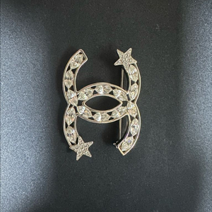 샤넬 / CC로고 별 브로치