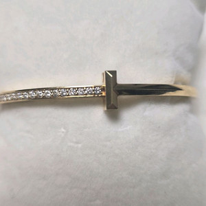 18k 다이아몬드 뱅글 팔찌
