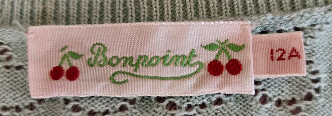 (정품)뽕쁘앙 민트색 이쁜 가디건 12Y 거의 새제품급--2