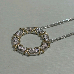 랩다이아몬드 목걸이 새상품