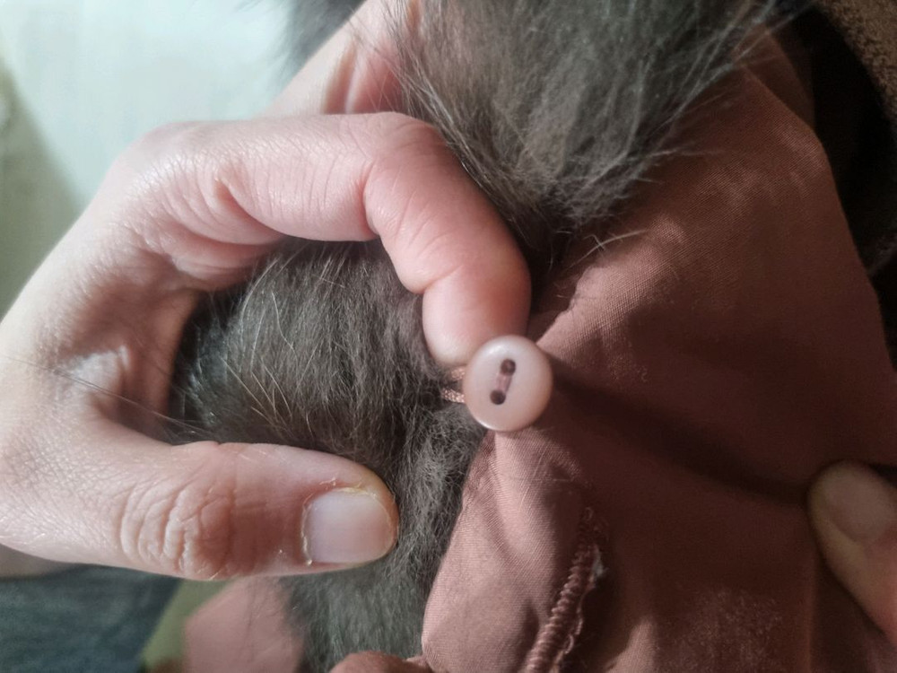 아날도바시니 천연모피 여우털 90사이즈 구스다운 100%--4