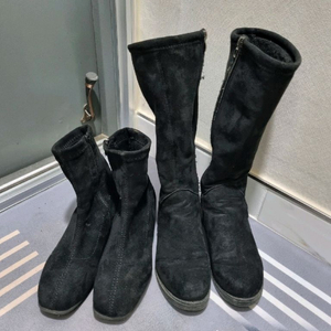 블랙 앵클 부츠, 롱부츠 켤레 일괄-245 일괄