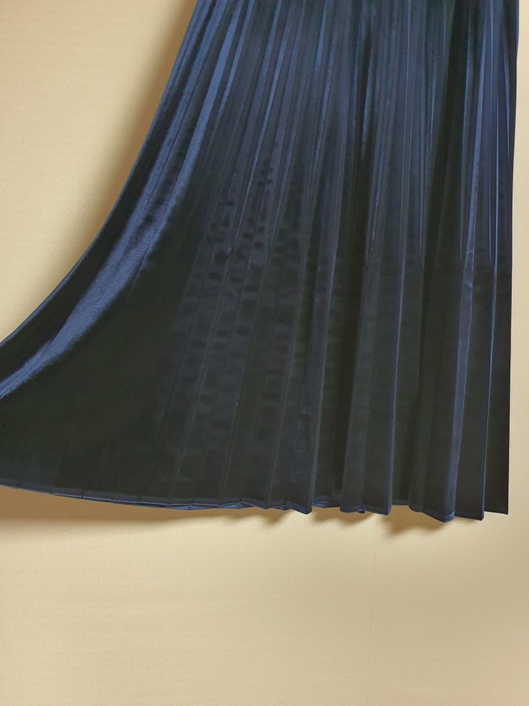 산드로 sandro 벨루아 플리츠 스커트 44 사이즈--6