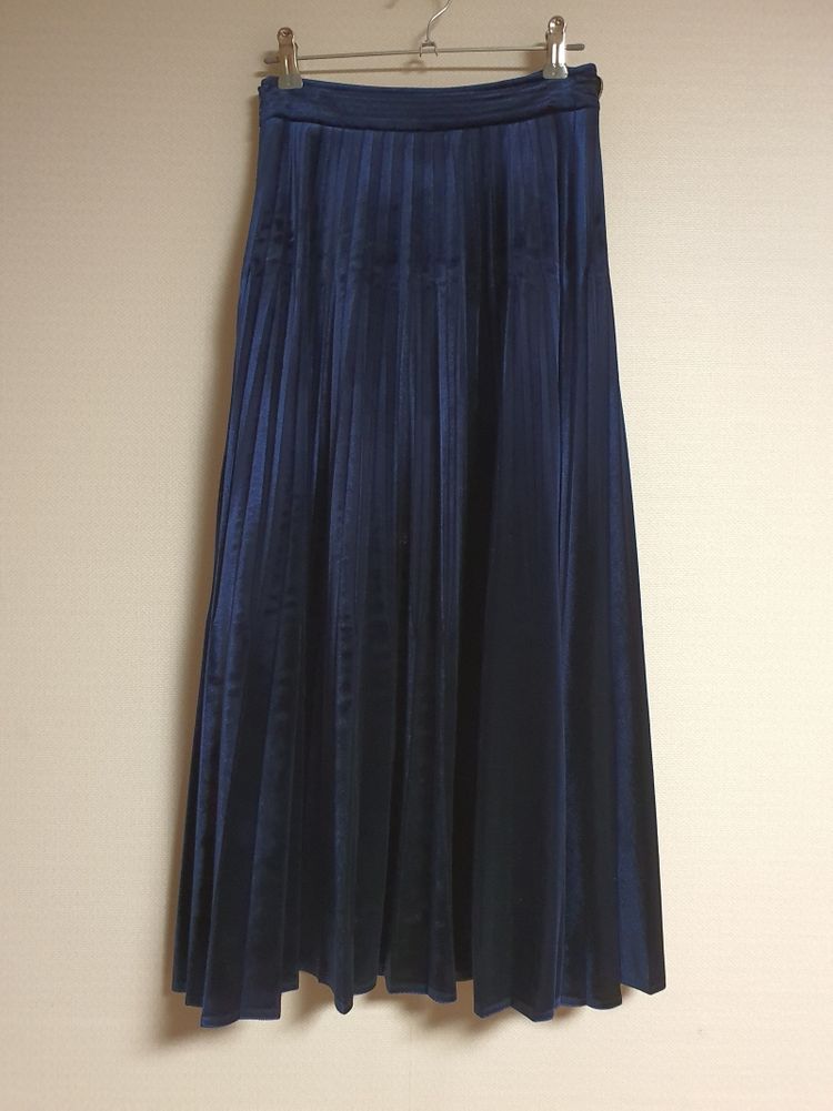 산드로 sandro 벨루아 플리츠 스커트 44 사이즈--8