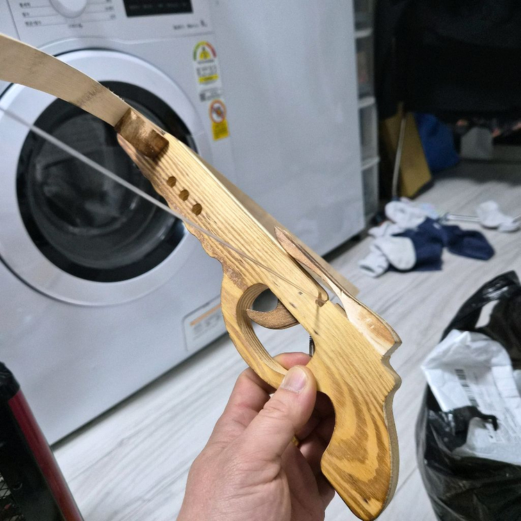 활 고무줄 새총 석궁? 에어소프트--1