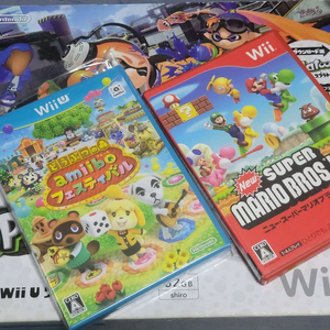 닌텐도 위유 wiiu 스플래툰 에디션 판매합니다+게임2개 이미지
