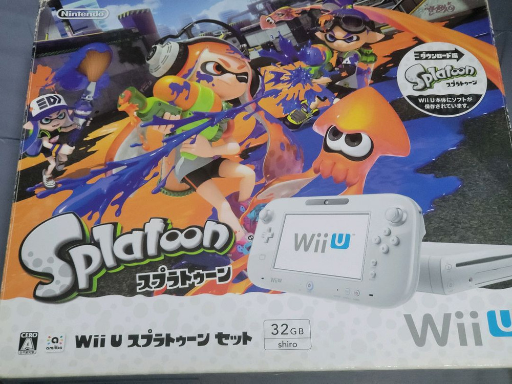 닌텐도 위유 wiiu 스플래툰 에디션 판매합니다+게임2개 이미지