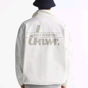 자라 남성 화이트 프린팅자켓(라지사이즈)