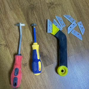 타일 사이 줄눈 메지 제거 수공구 모음