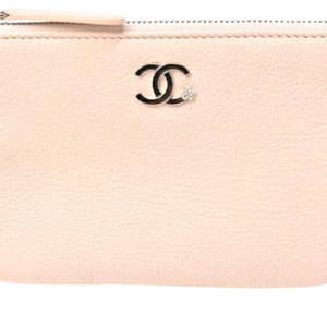 Chanel 미니파우치 정품 클래식 샤넬 미니 O-케이스는 베이지 캐비어