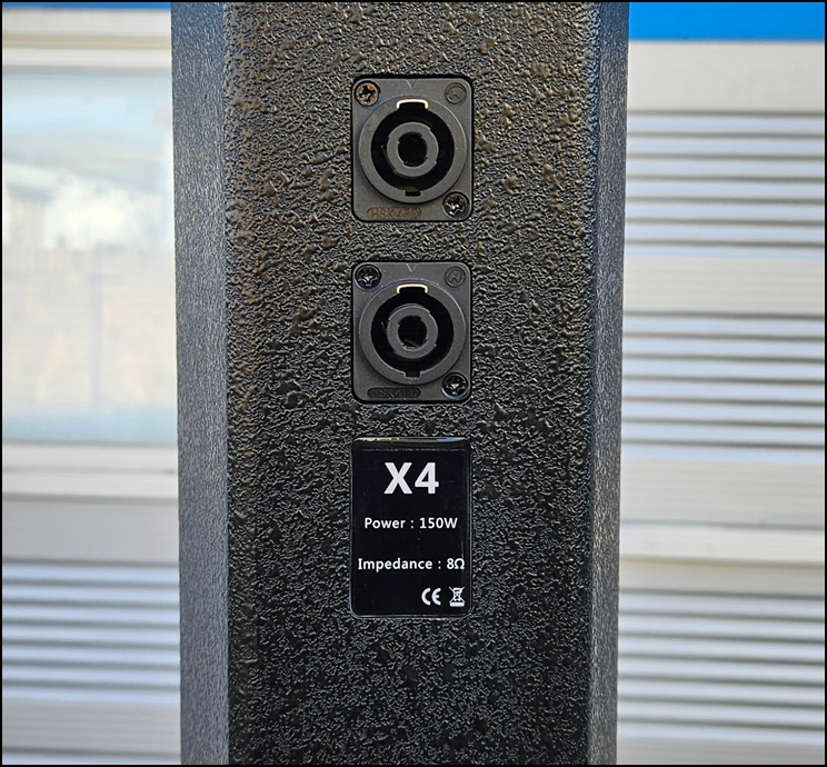 Morgen Audio X4 컬럼 스피커 + X15B 15인치 서브우퍼 중고 세트 (1통씩)--4