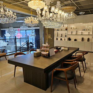 업무용 회사 대형 회의 테이블 & 의자 6개 세트( 콘센트매립형)