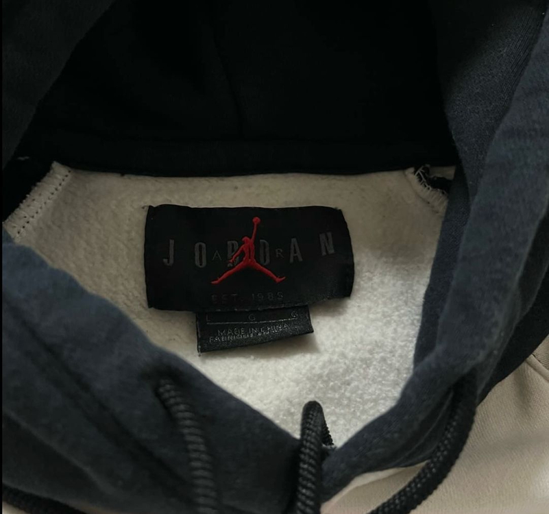 조던 화이트 후드티 L--2