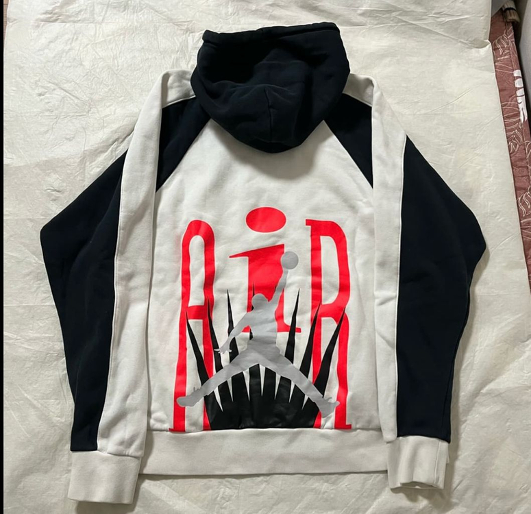 조던 화이트 후드티 L--3