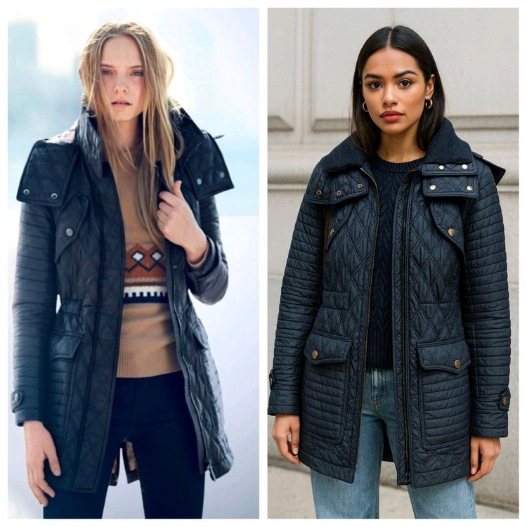 버버리 정품 보스워스 퀼팅코트 상태좋아요--1