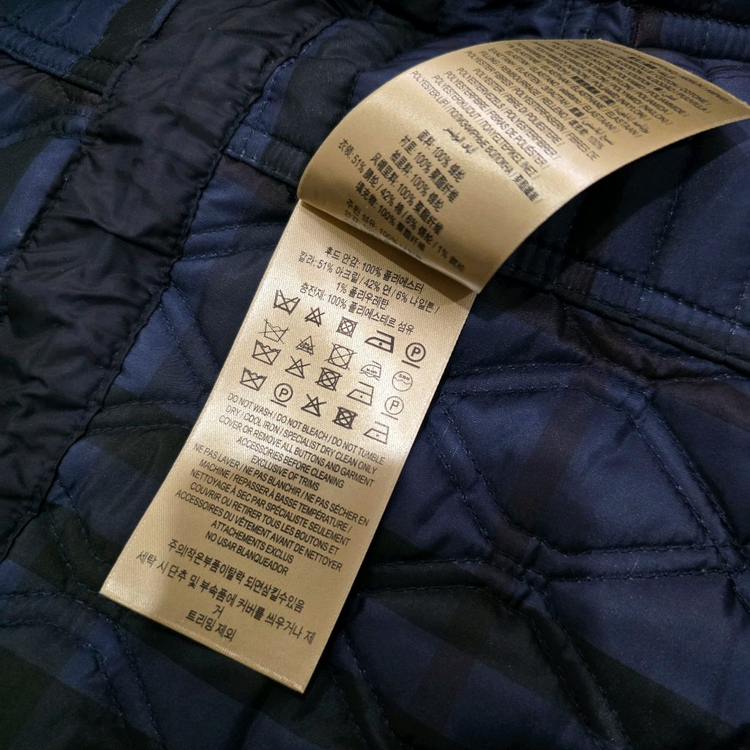 버버리 정품 보스워스 퀼팅코트 상태좋아요--7