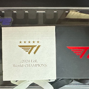 2024월즈 우승 기념 T1키캡 2개