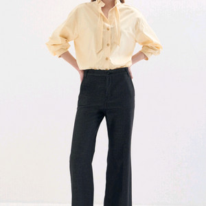 랑방컬렉션 글리터 부츠컷 데님팬츠