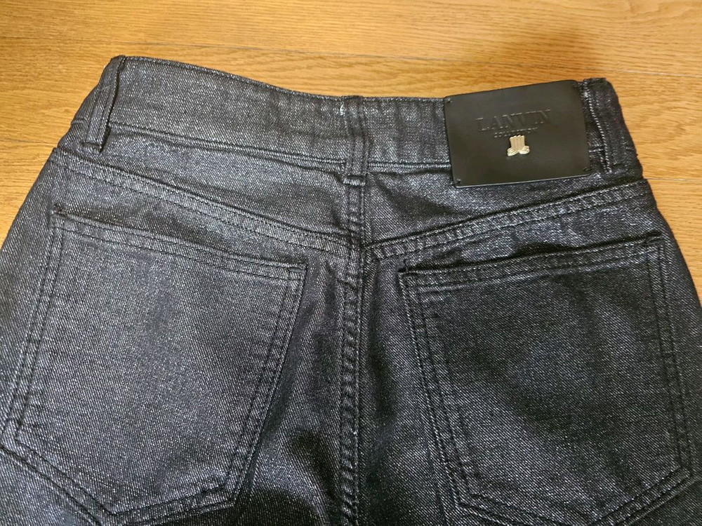 랑방컬렉션 글리터 부츠컷 데님팬츠--5