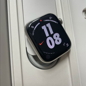 애플워치8스테인리스 45mm 실버 풀박스 SSS급