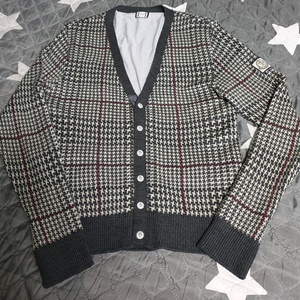 몽클레어 감마블루 빈티지 패턴 울 가디건 (L)