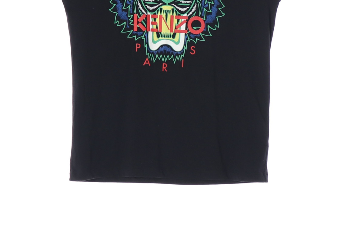 KENZO 겐조 블랙 빅타이거 로고 반팔 크루넥 티셔츠 M 이미지