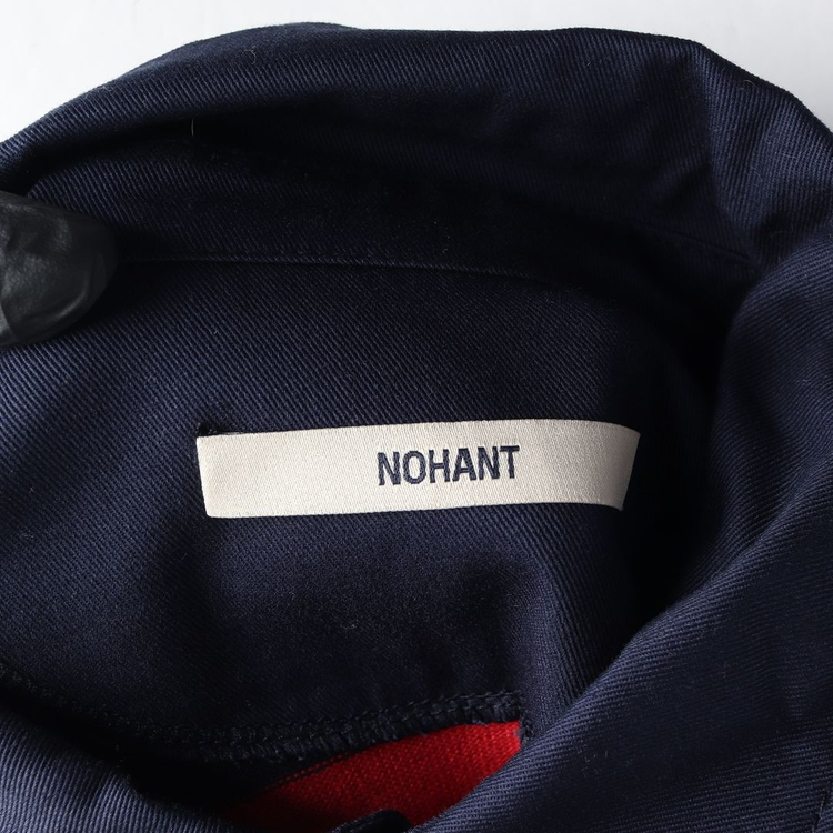 NOHANT 노앙 레드 럭비 스트라이프 긴팔 카라티 폴로 티셔츠 L 이미지