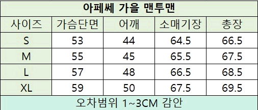 *A.P.C* 아페쎄 맨투맨--3