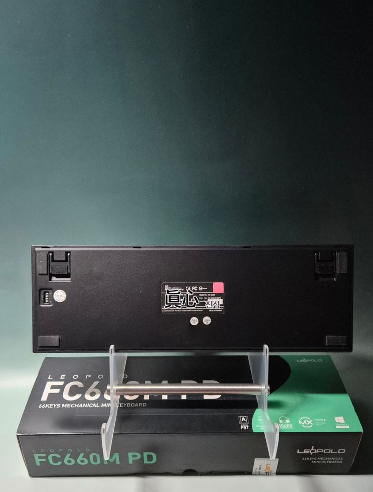 레오폴드 660 체리 MX 청축 윤활 진심 키보드--1