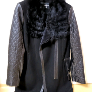 66사이즈 양가죽 & 양털 롱무스탕