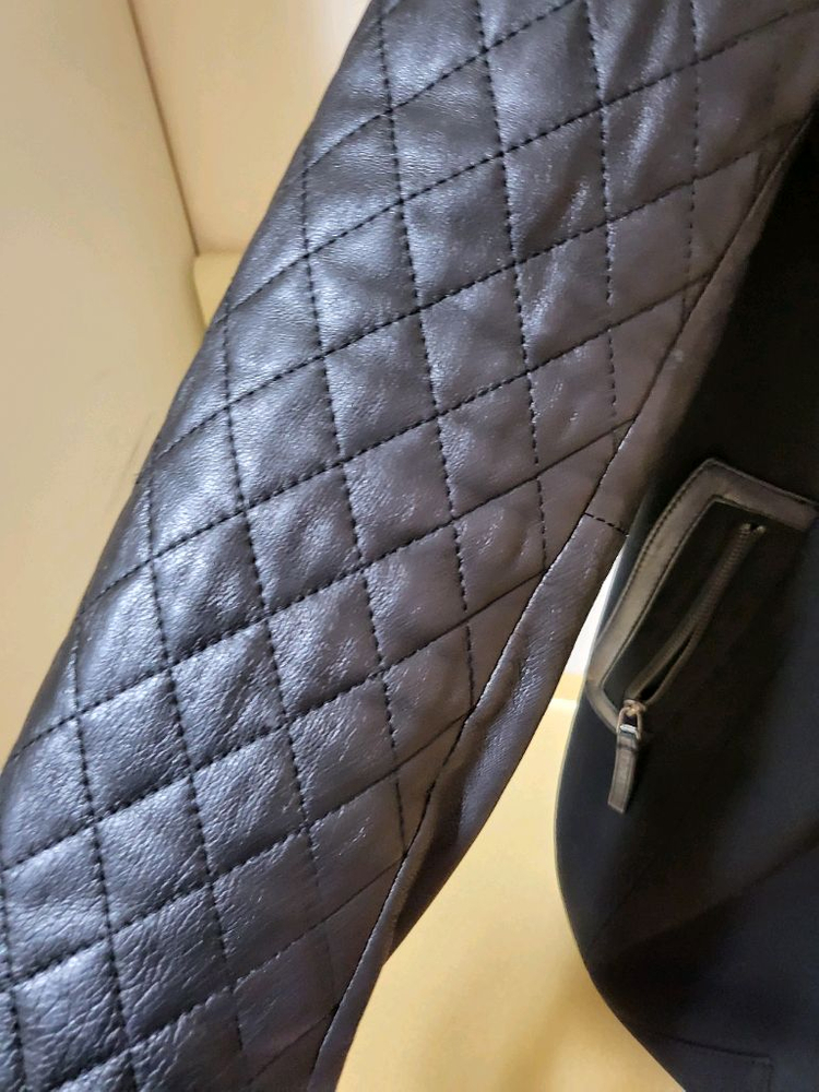 66사이즈 양가죽 & 양털 롱무스탕--3