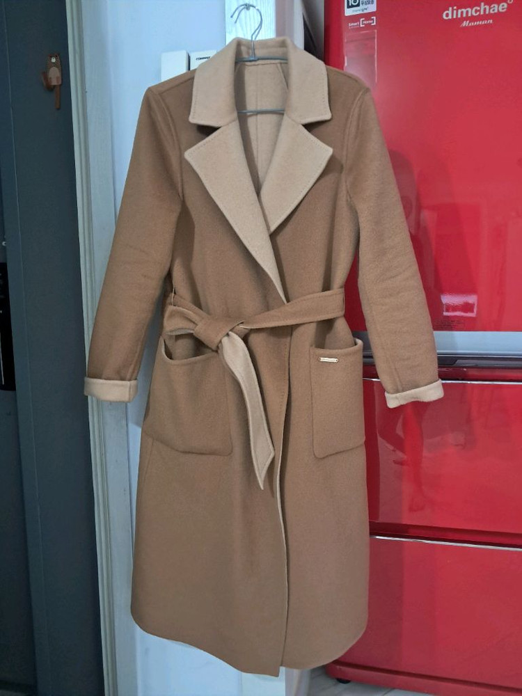 고비 GOBI 몽골리안 캐시미어 100 리버시블 코트 M정가 250만원--3