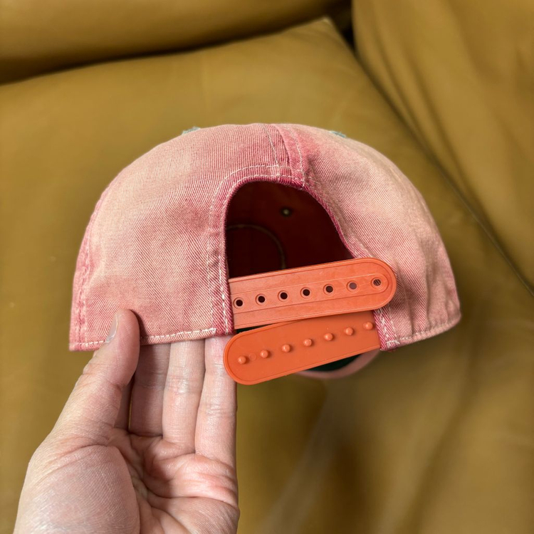 RRL 더블알엘 랄프로렌 폴로 윙로고 6패널 볼캡 모자 워시드 레드--6