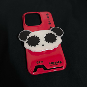 팬더 그립톡 카드수납 케이스 아이폰 14프로 케이스