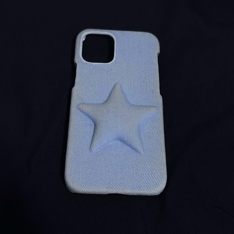 [정품] 더소프트아이보리 스타 쿠션 아이폰12미니 케이스 (블루) 이미지