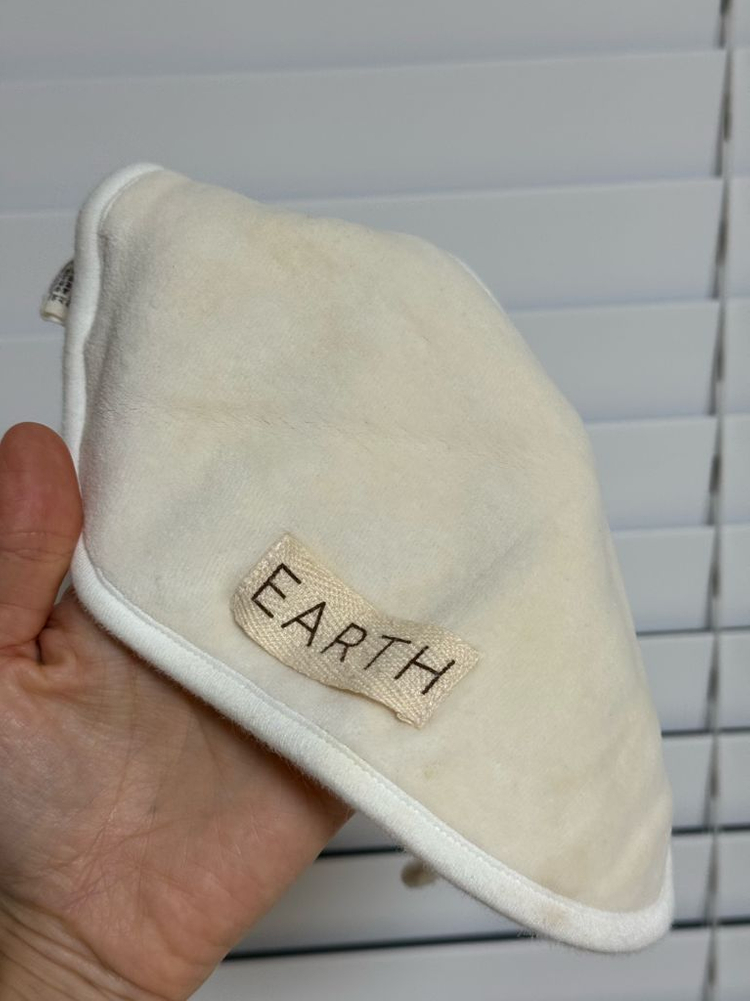 얼쓰 턱받이 아기 유아 빕 벨루어 벨벳 2장 일괄 이미지