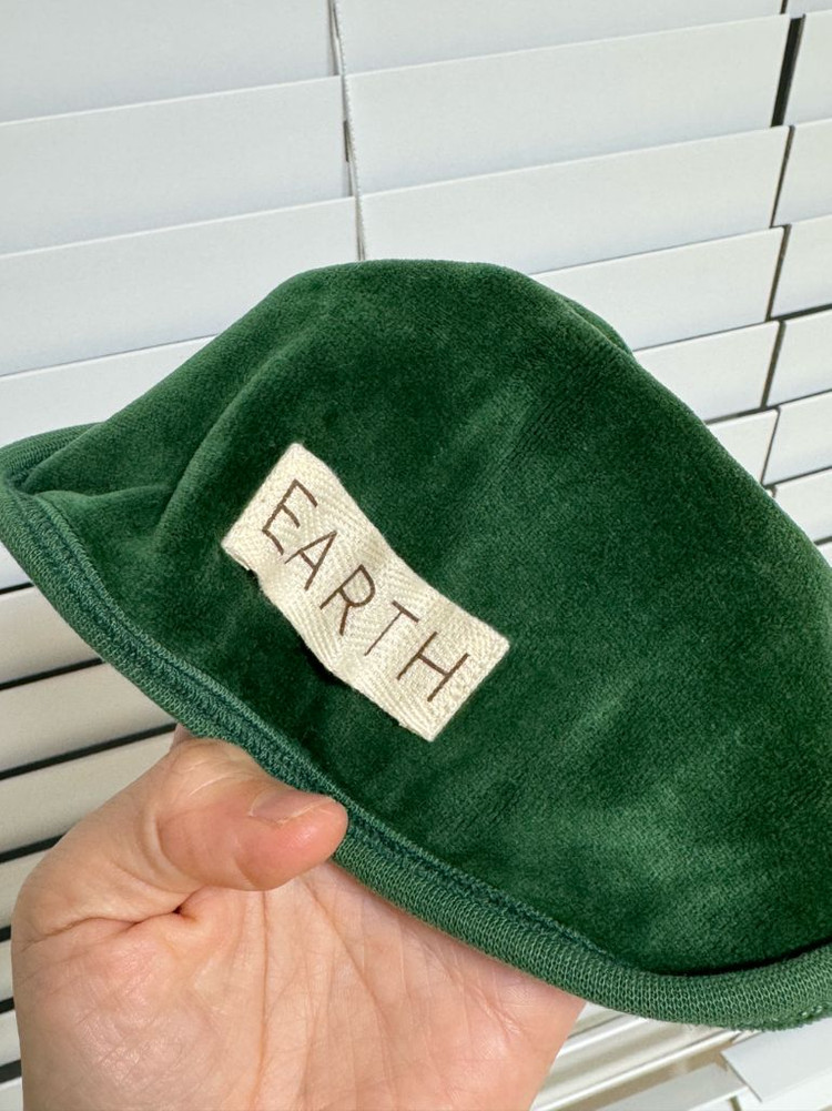 얼쓰 턱받이 아기 유아 빕 벨루어 벨벳 2장 일괄 이미지