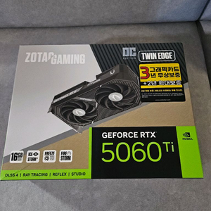 [ZOTAC] GAMING 지포스 RTX 5060 Ti 16GB TWIN EDGE OC