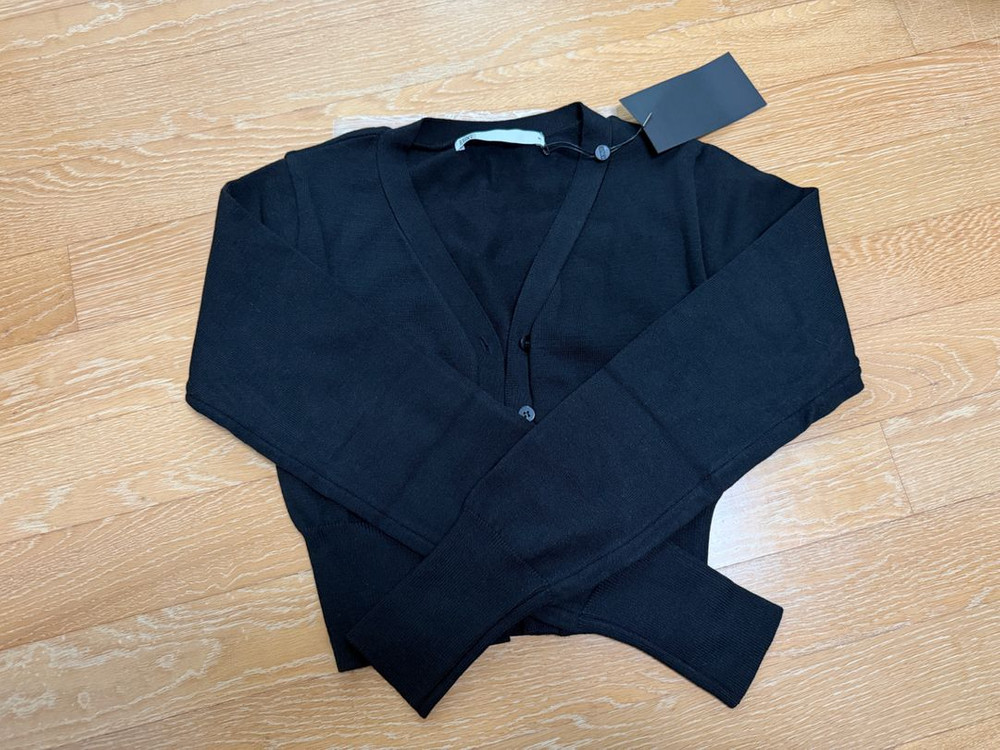 보헤미안서울 Y 심볼 롱슬리브 가디건 블랙--1