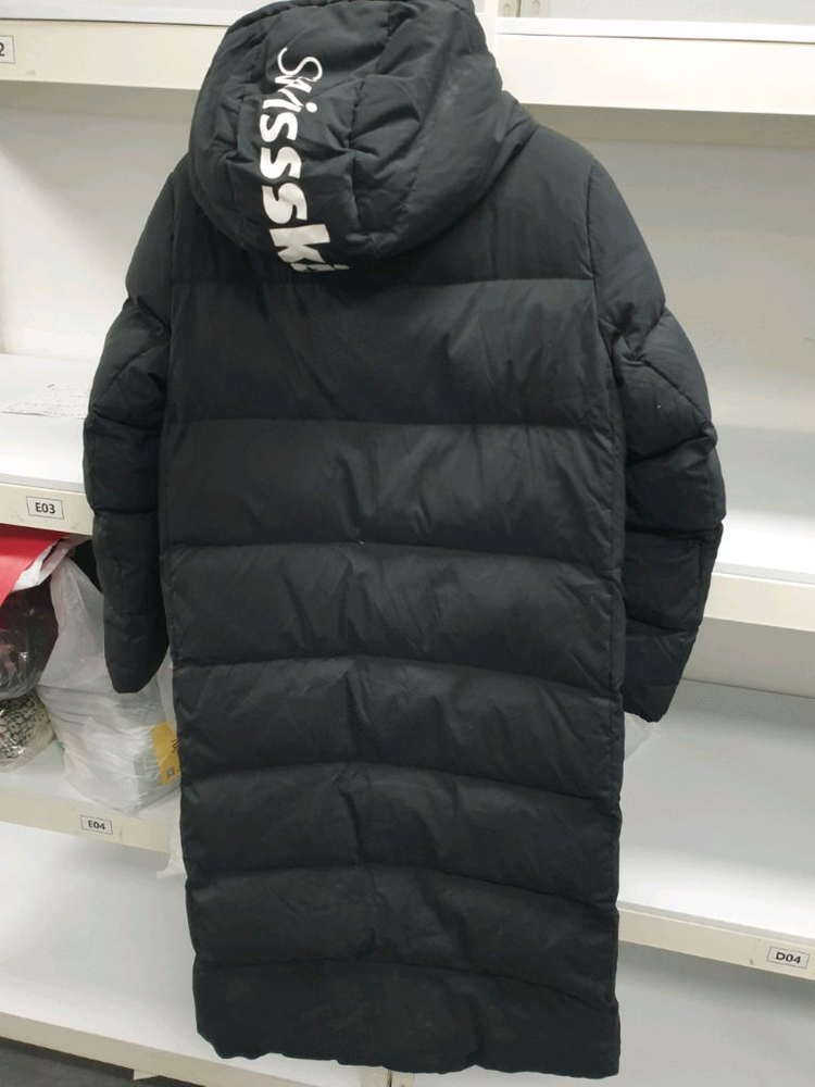 데상트 정품 스위스아우디 스키패딩 오리털 롱패딩 사이즈 90 판매합니다--1