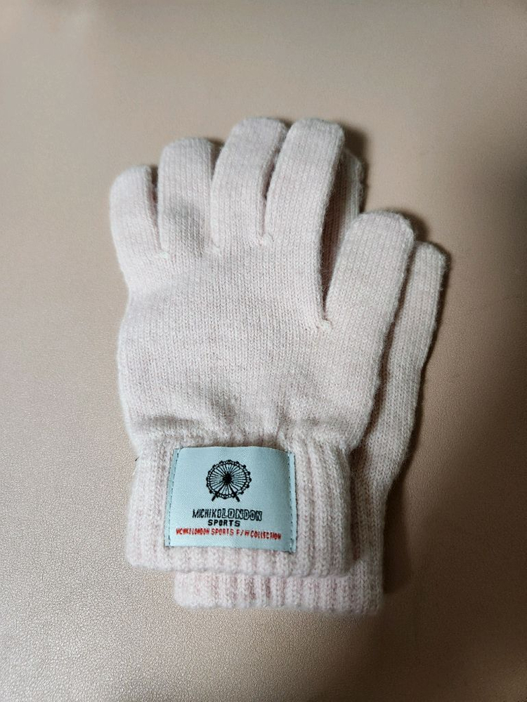 미치코런던 장갑 베이비핑크--1