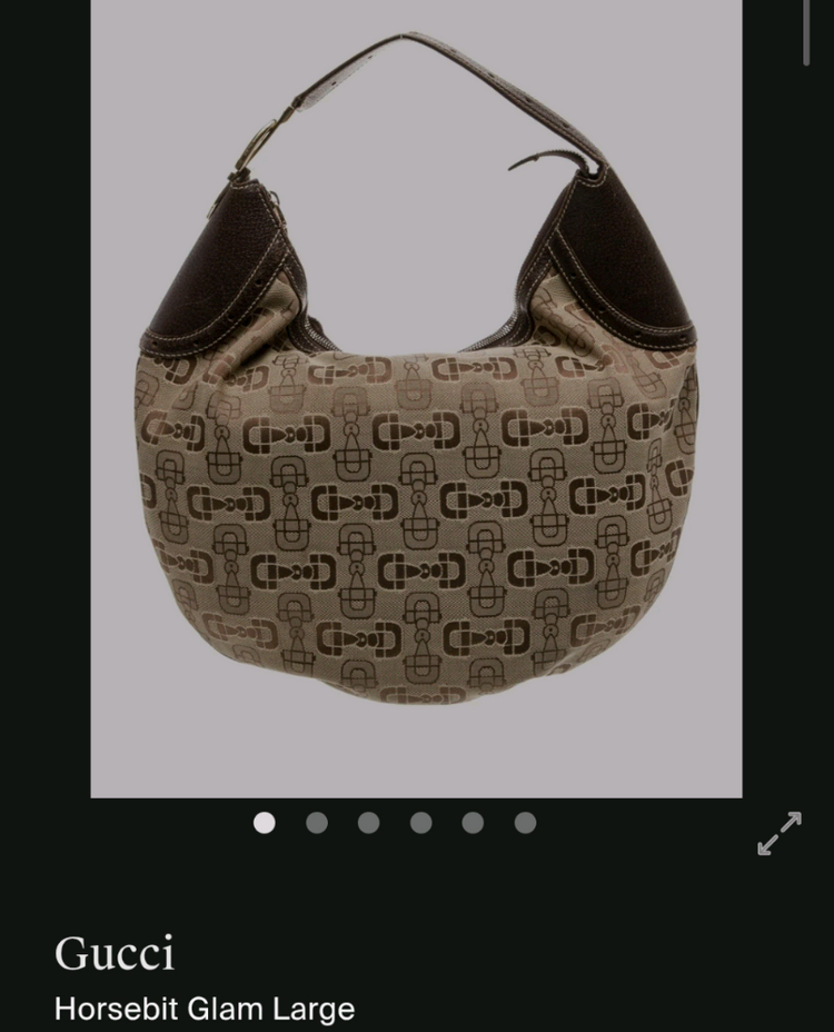 구찌 정품 홀스빗 호보백--1