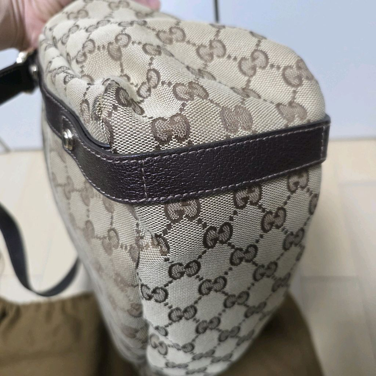 구찌 정품 GG로고 호보백--4