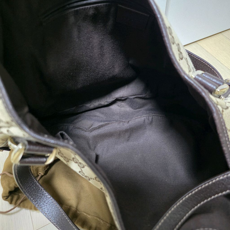 구찌 정품 GG로고 호보백--6