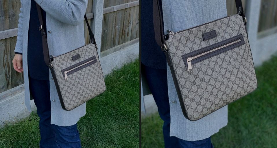 구찌 GG수프림 크로스백--2