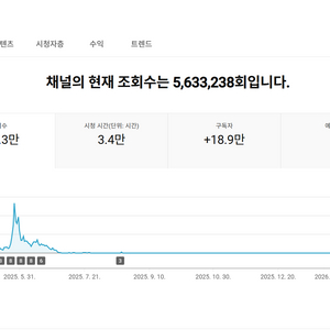 19만명 미국 시청자층 유튜브 채널